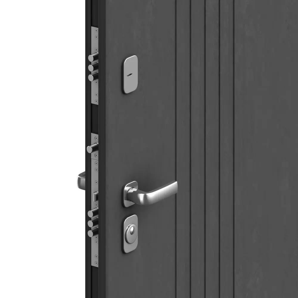 Дверь входная металлическая Премиум Лира 99x205 см левая белый DOORHAN STLM-2070708 - Вид №2