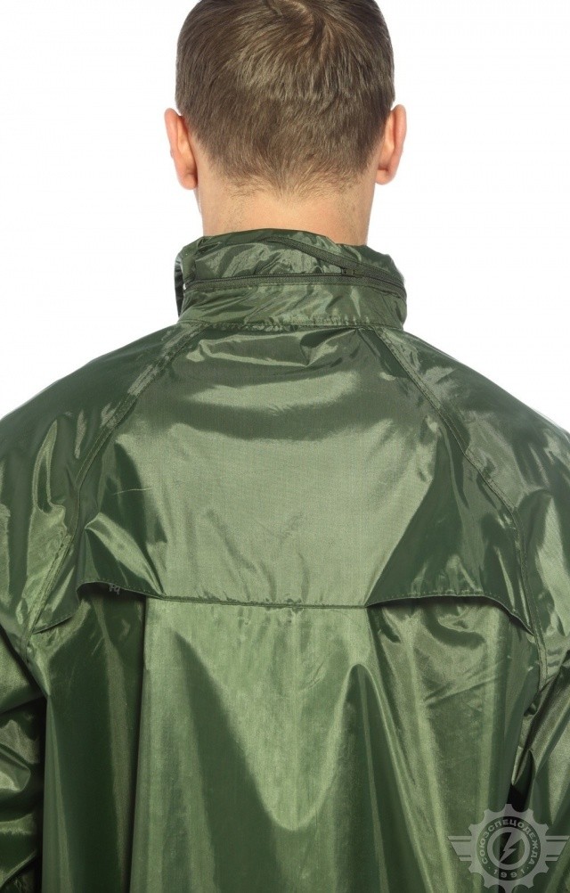 5041816 Плащ Альбатрос влагозащитный ЛАЙТ М зеленый  Непромокаемая спецодежда  размер XXL  - Вид №10