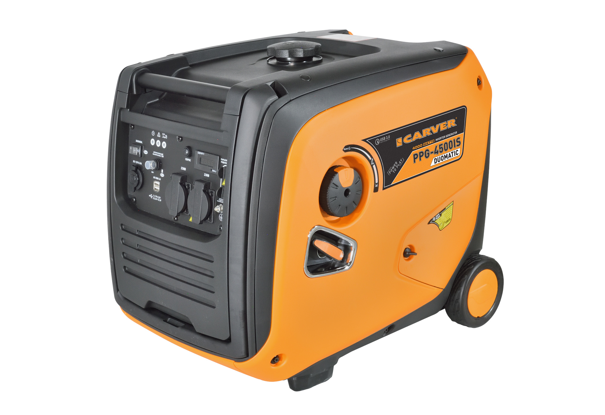 Электрогенератор бензиново-газовый   Carver PPG-4500IS DUOMATIC 9228017 STDN-0134341