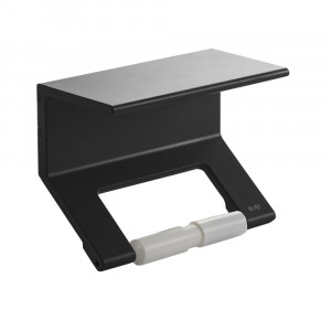 EVLI103EVER Life Design Держатель туалетной бумаги с полкой - Lissom Lissom Непрозрачный черный