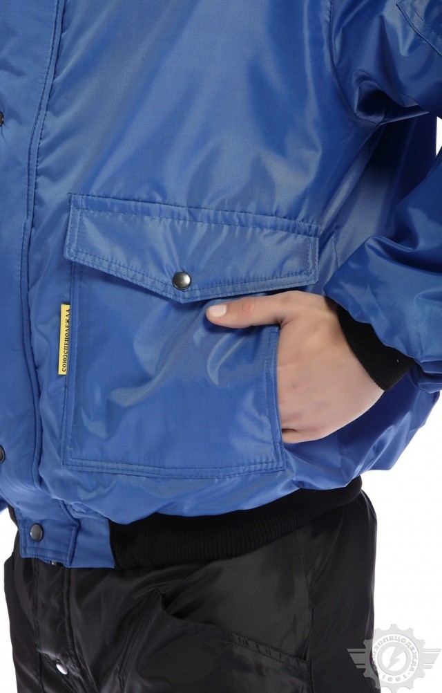 61557 Куртка "Алабама" зимняя василек  Зимняя спецодежда  размер 56-58/170-176  - Вид №3