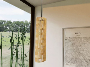 Бамбуковый подвесной светильник