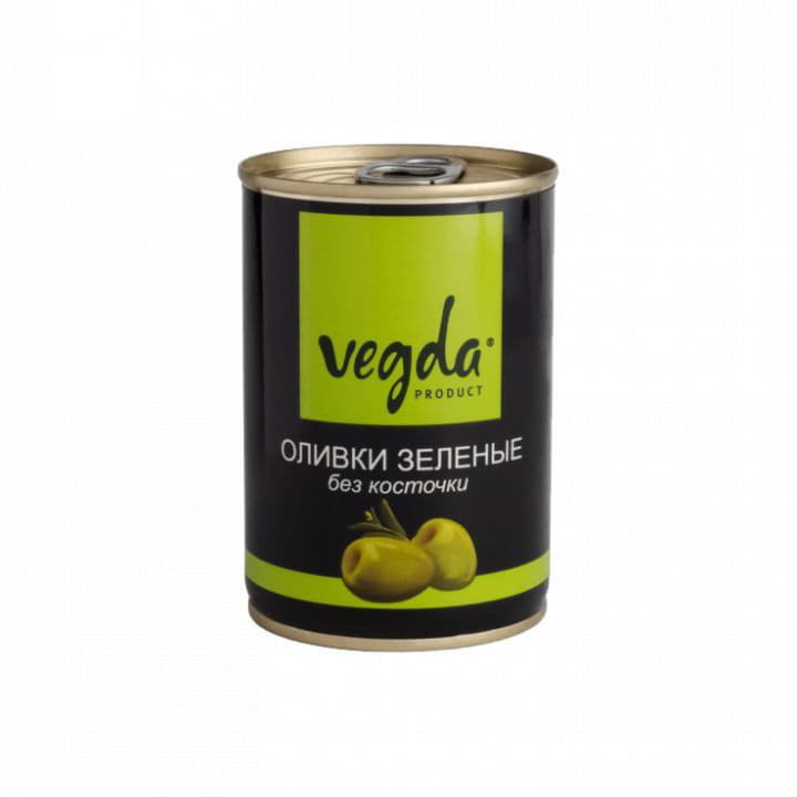 Оливки зелёные без косточки VEGDA Santreyd 10028 - Вид №1