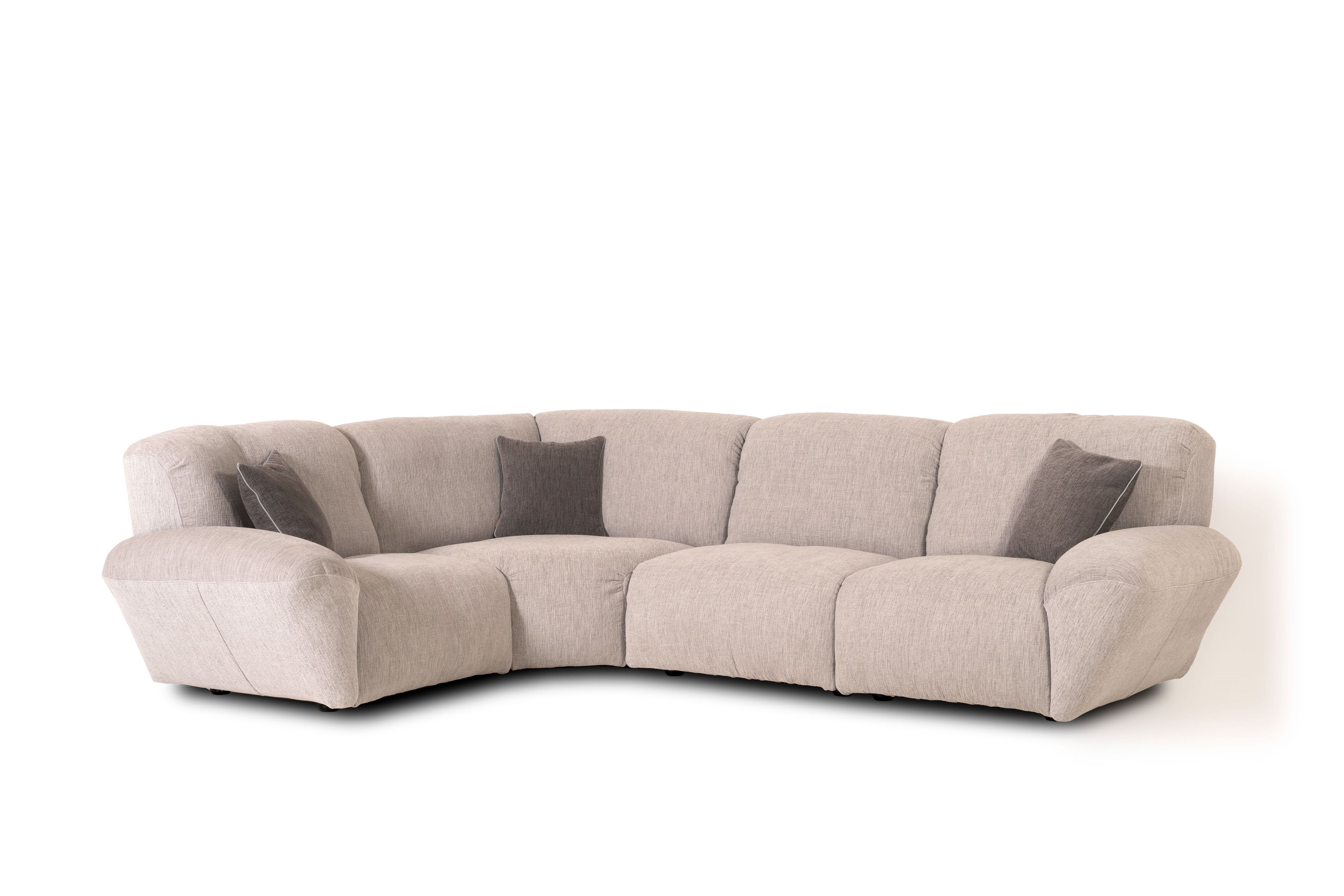 Угловой диван из ткани Mantellassi 1926 Beluga ARCH-00046365 - Вид №1