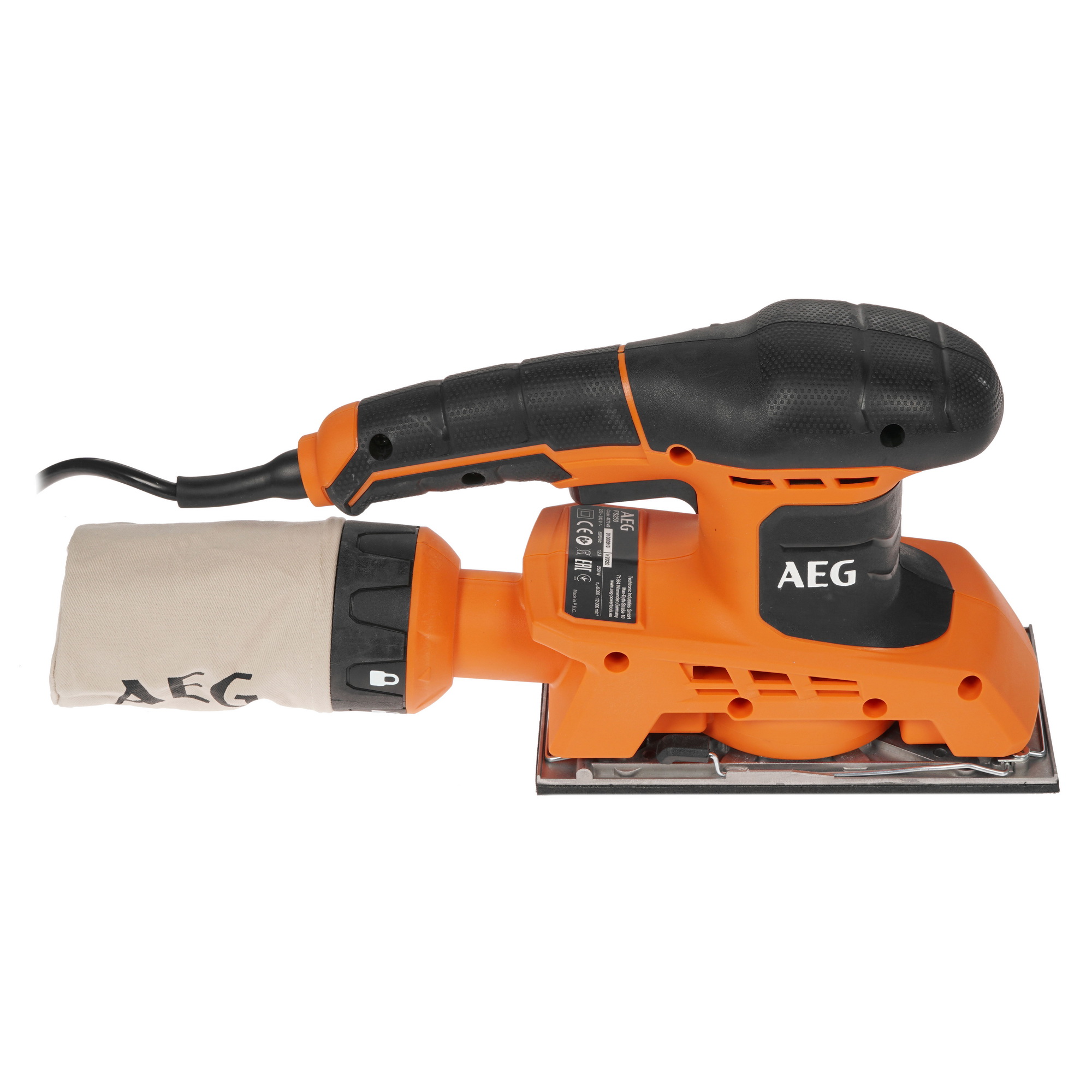 Виброшлифовальная машина AEG FS250 8196243 STDN-0037459 - Вид №3