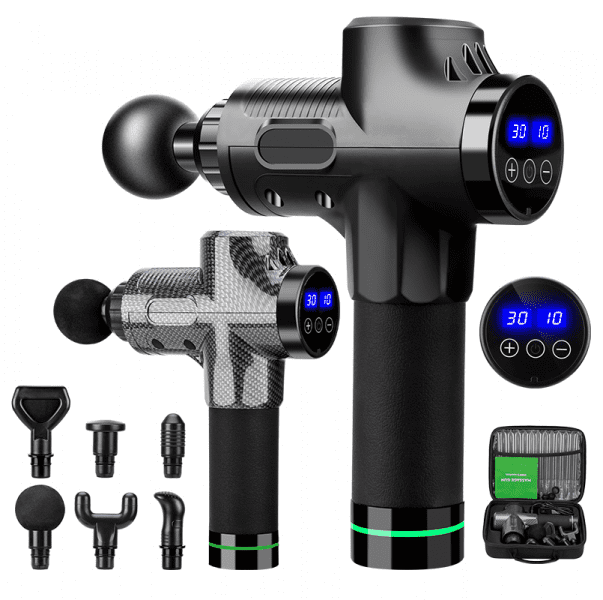 52584 Перкуссионный массажер (массажный пистолет) для тела Revolver Beauty Star 