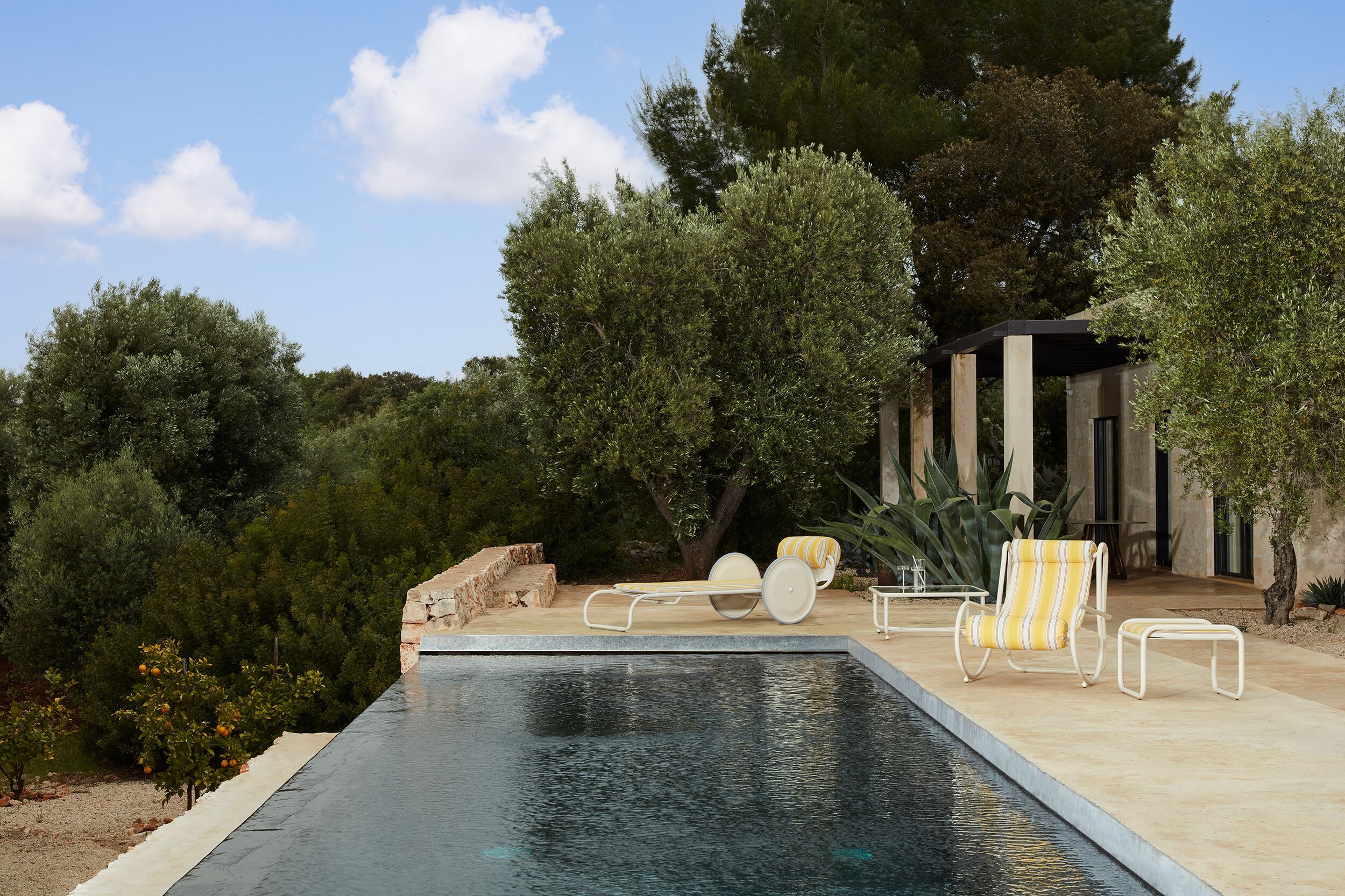 Квадратный садовый стол из нержавеющей стали и стекла Exteta Jacquemus + Exteta Special Re-Edition ARCH-00103897 - Вид №2