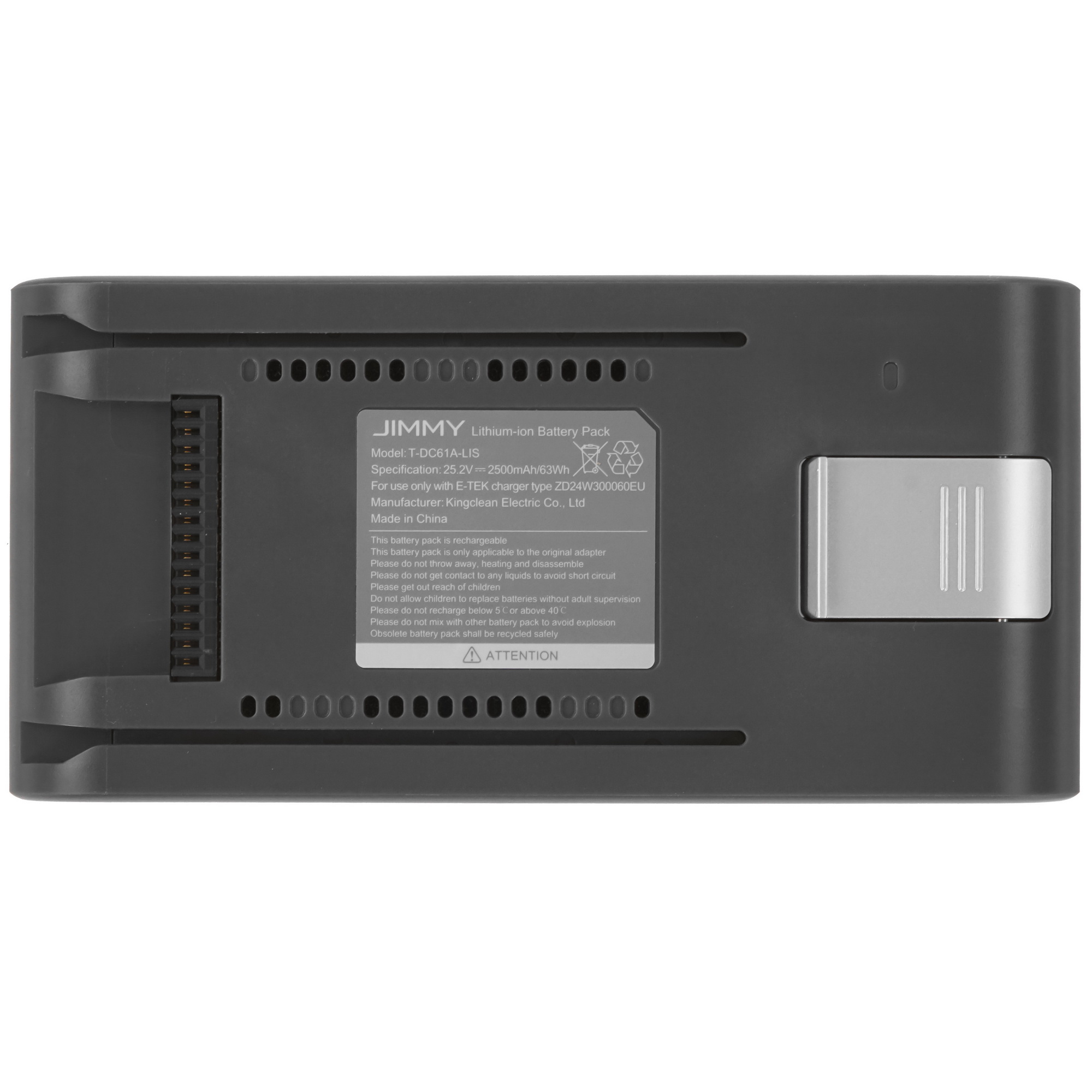 5413926 Аккумуляторная батарея Jimmy T-DC61A-LIS STDN-0045019 - Вид №2