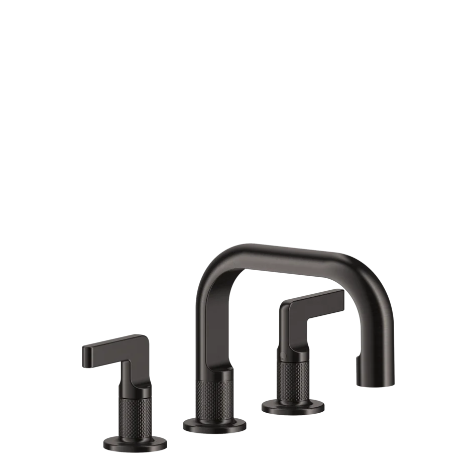 Группа умывальников 58011 707 Gessi Inciso ЧЕРНЫЙ МЕТАЛЛ BR. PVD 58011707