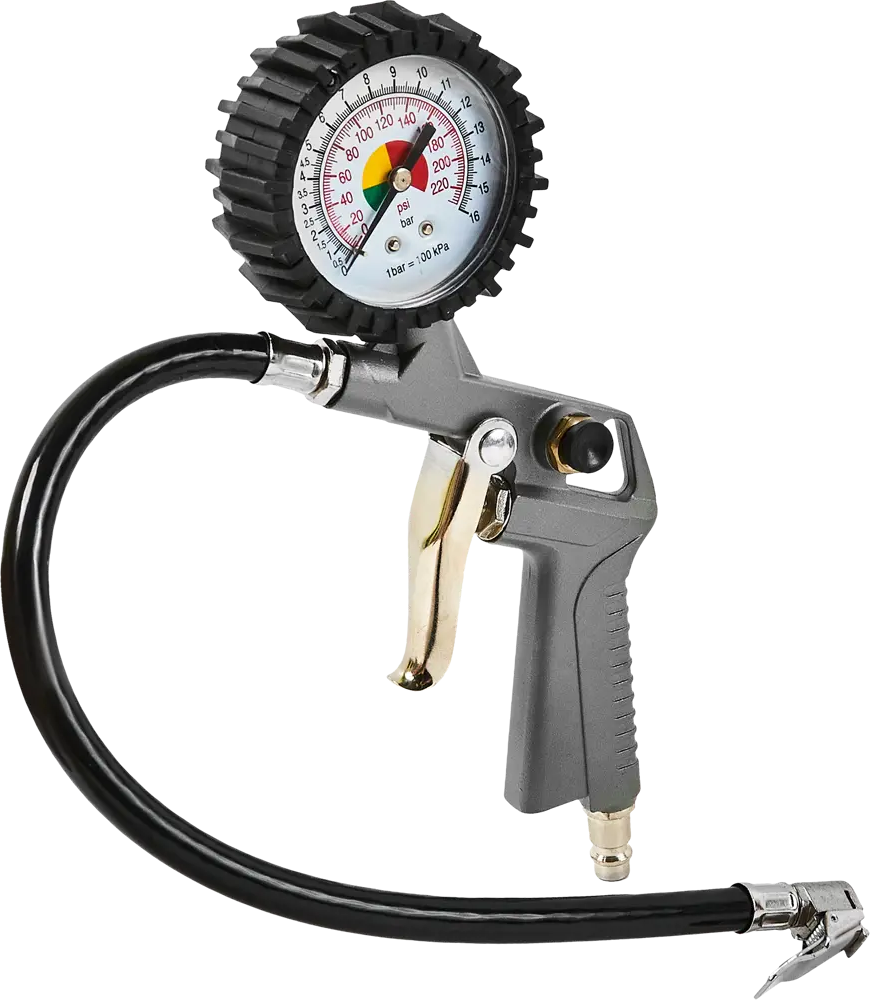 85578910 Пистолет для подкачки с манометром Pegas Pneumatic TG-3 120 л/мин STLM-0838570