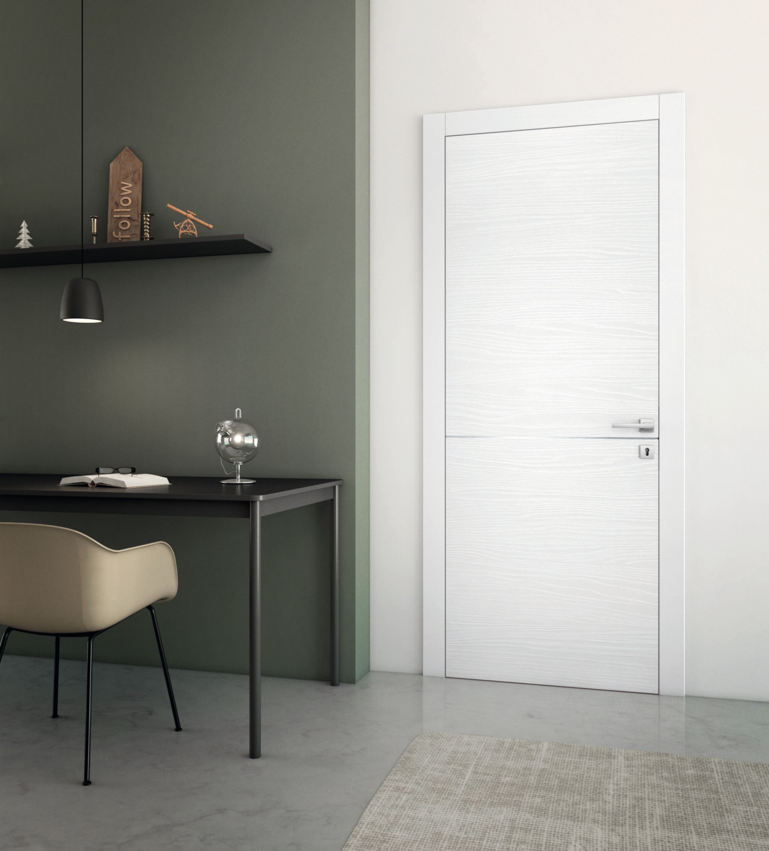 Отделка дверей PIVATO le porte STILE CON INSERTI IN ACCIAIO ARCH-00113616 - Вид №1