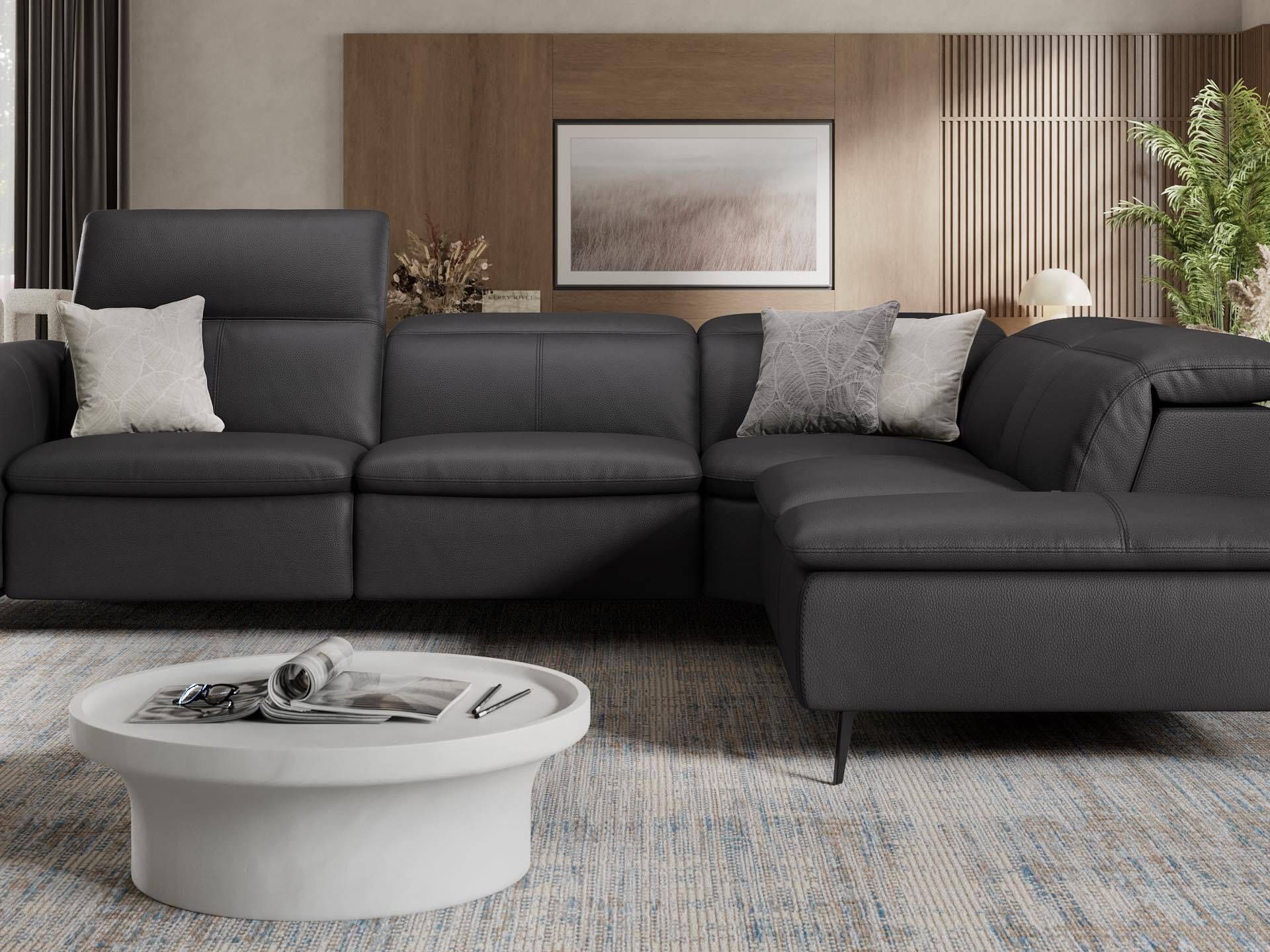 Кожаный диван Sofanella Belluno ARCH-00022164 - Вид №2