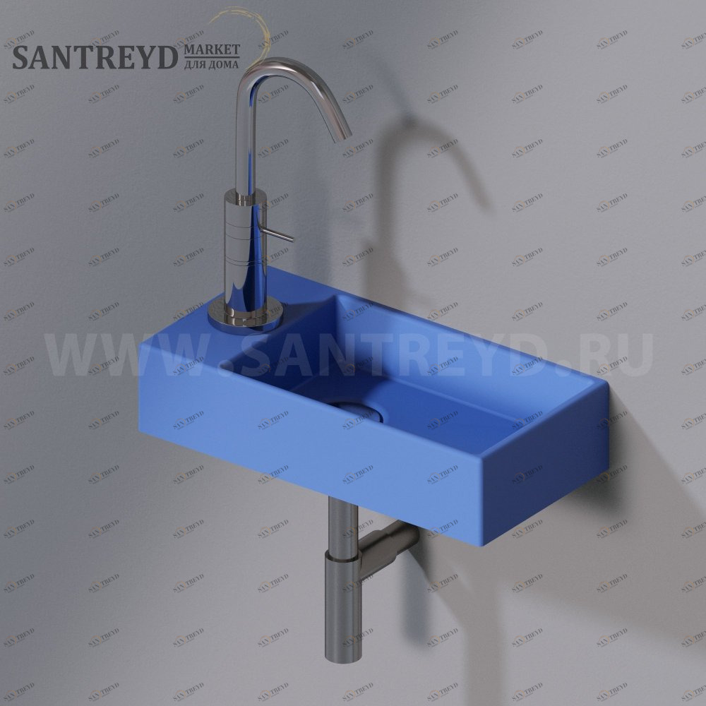 L319T0R1V3.140 Подвесная раковина настенная прямоугольная A. e T. Italia ACQUAFREDDA AeT ITALIA