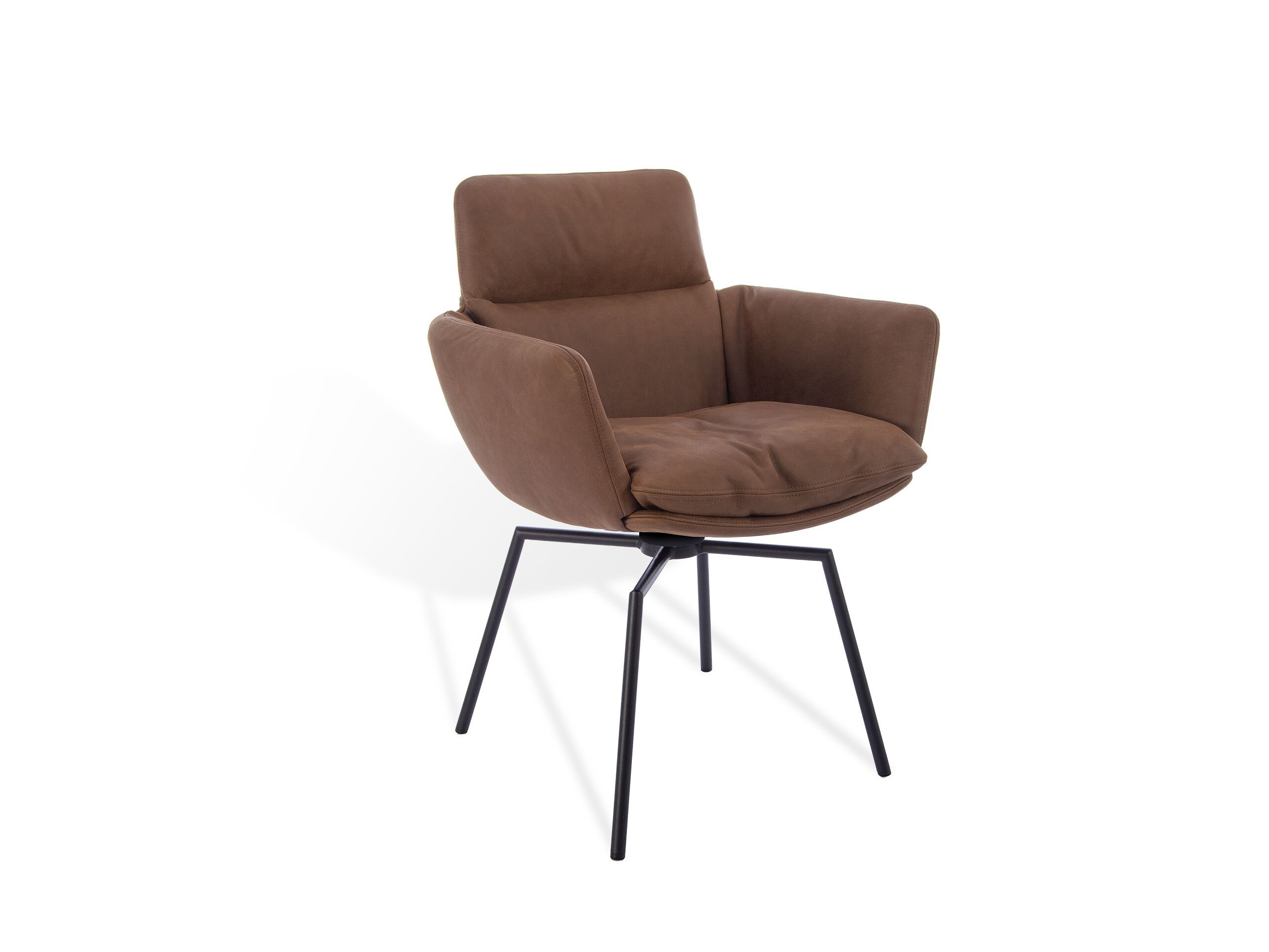 Мягкий стул с крестообразной рамой и подлокотниками KFF Faye ARCH-00134301 - Вид №2