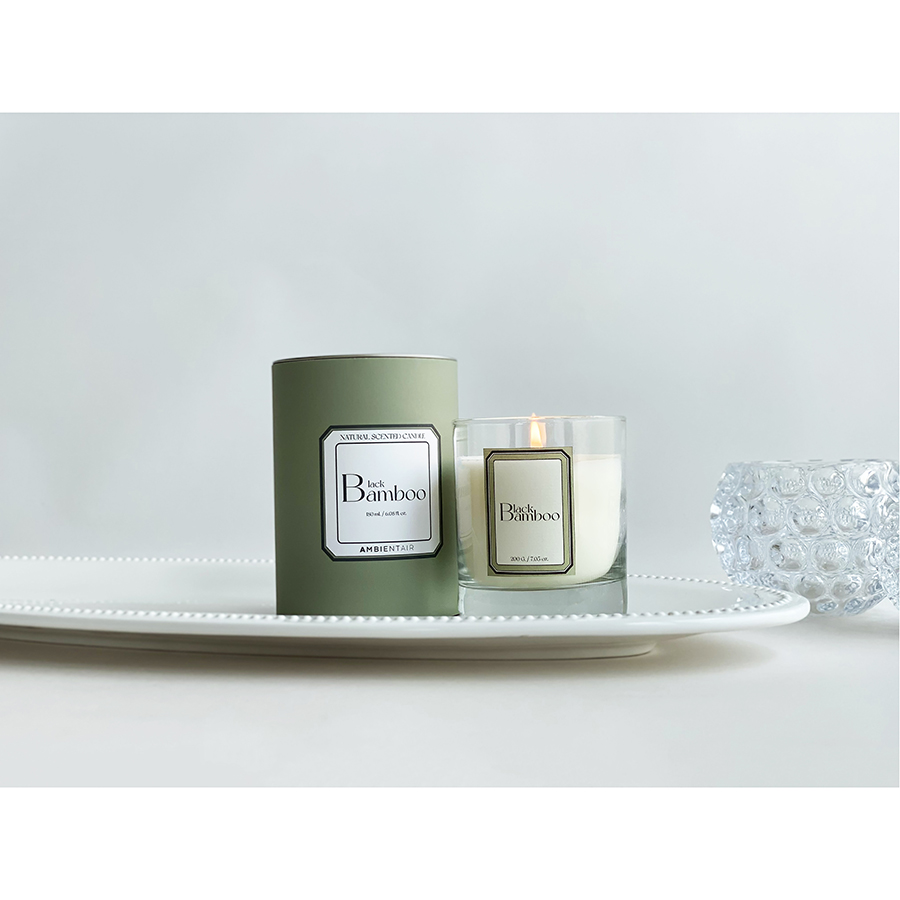 VV040WBHFA Свеча ароматическая sublime, Черный бамбук, 40 ч Ambientair  - Вид №2