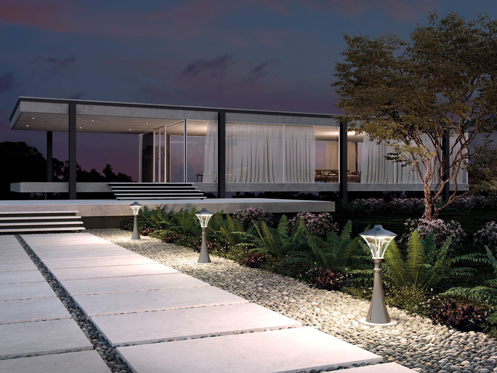 Алюминиевый светодиодный световой столб [LND] общие ARCH-00035294 - Вид №1