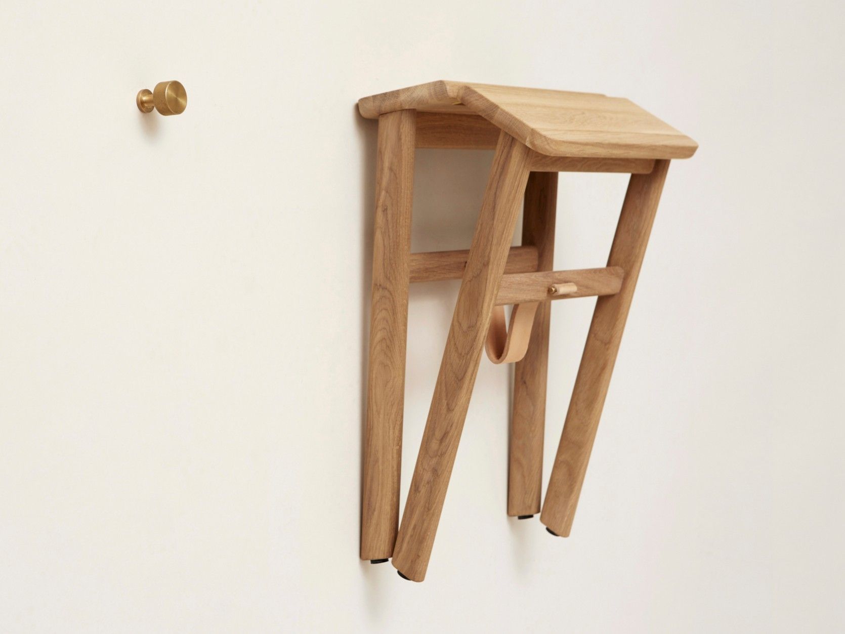 Низкий складной стул из дуба Form & Refine Angle ARCH-00152547 - Вид №13