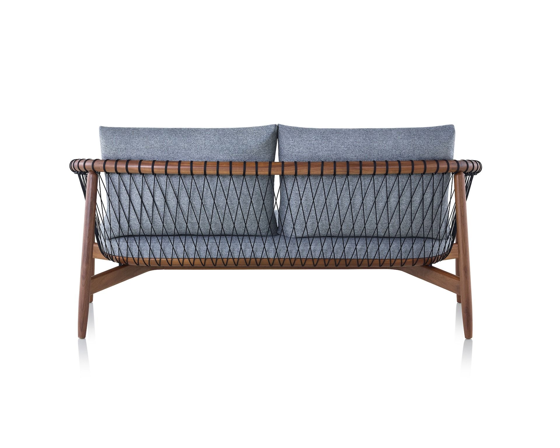 2-местный деревянный и тканевый диван Herman Miller Crosshatch ARCH-00119966 - Вид №12