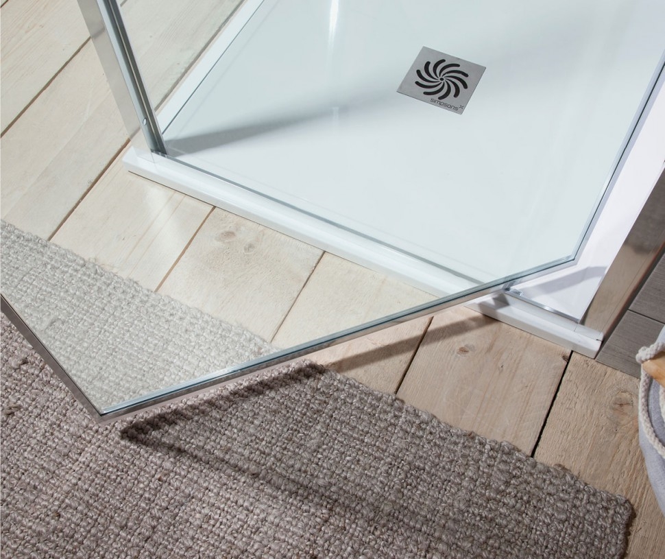 Дверь Pivot 800mm c боковым экраном 900mm Britton Burlington EPDSC0800, ESPSC0900  - Вид №3