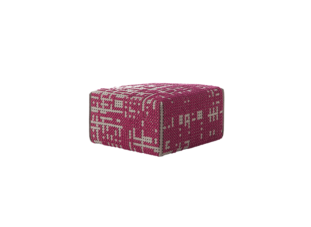 100100 Пуф Abstract. Pink GAN Canevas