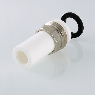 VTp.721.0.02005 Фитинг полипропиленовый – патрубок под накидную гайку Valtec 20 мм x 3/4"  - Вид №7