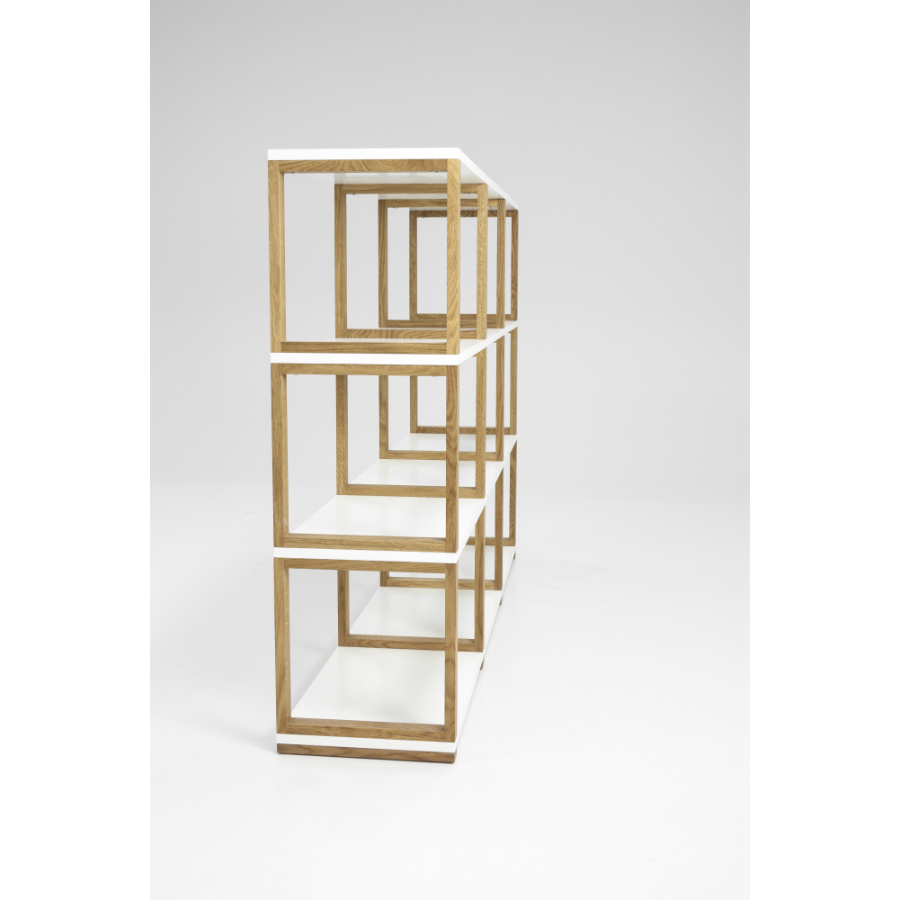 Стеллаж Tenzo Art, 118x178x36 см, дуб, белый 2333001 - Вид №6