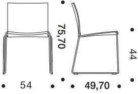 MDF Italia Штабелируемое кресло-санки sun-id-1509321 - Вид №9