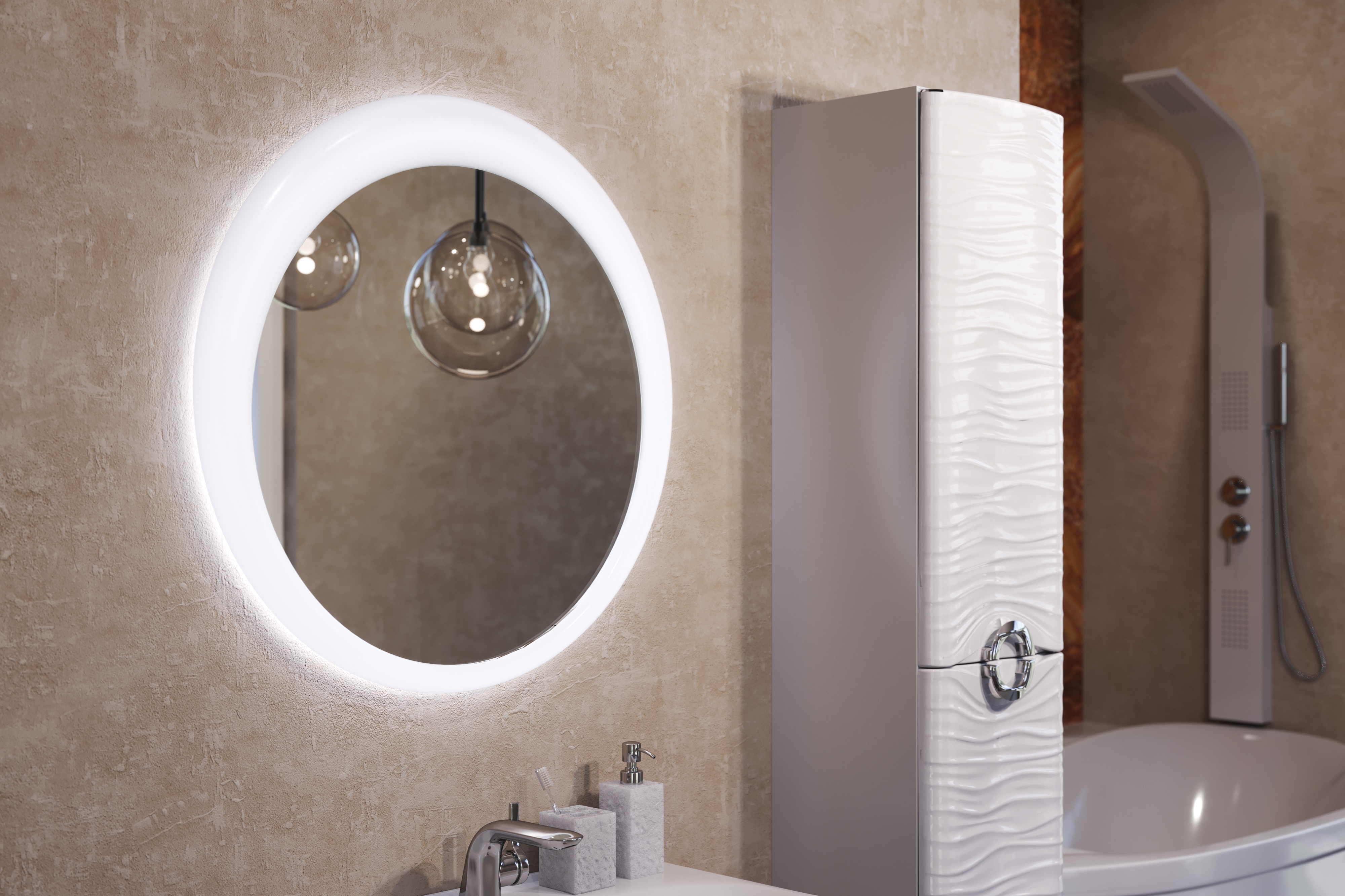 У51938 Зеркало Breeze c подогревом 1 Marka Breeze - Вид №1