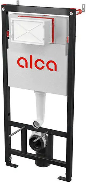 91518640 Комплект для установки унитаза Alcaplast Set 4v1 панель смыва черная STLM-0977696