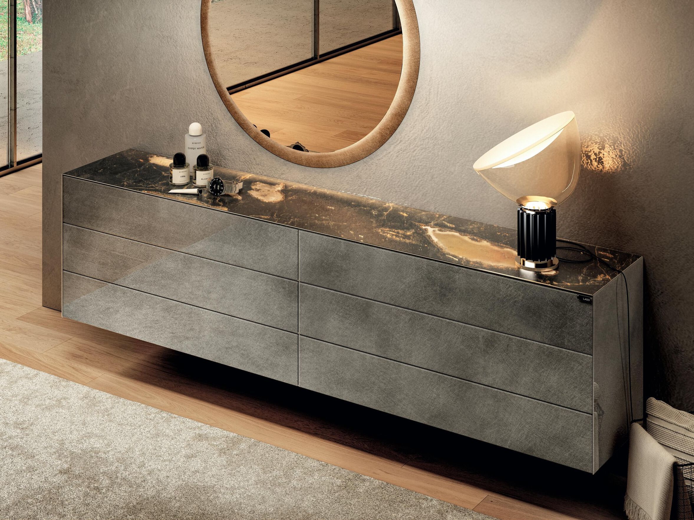 Стеклянный комод Lago ARCH-00037529 - Вид №1