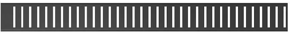 90673722 Решетка для водоотводящего желоба AlcaPlast PURE-550BLACK цвет черный матовый STLM-0803113