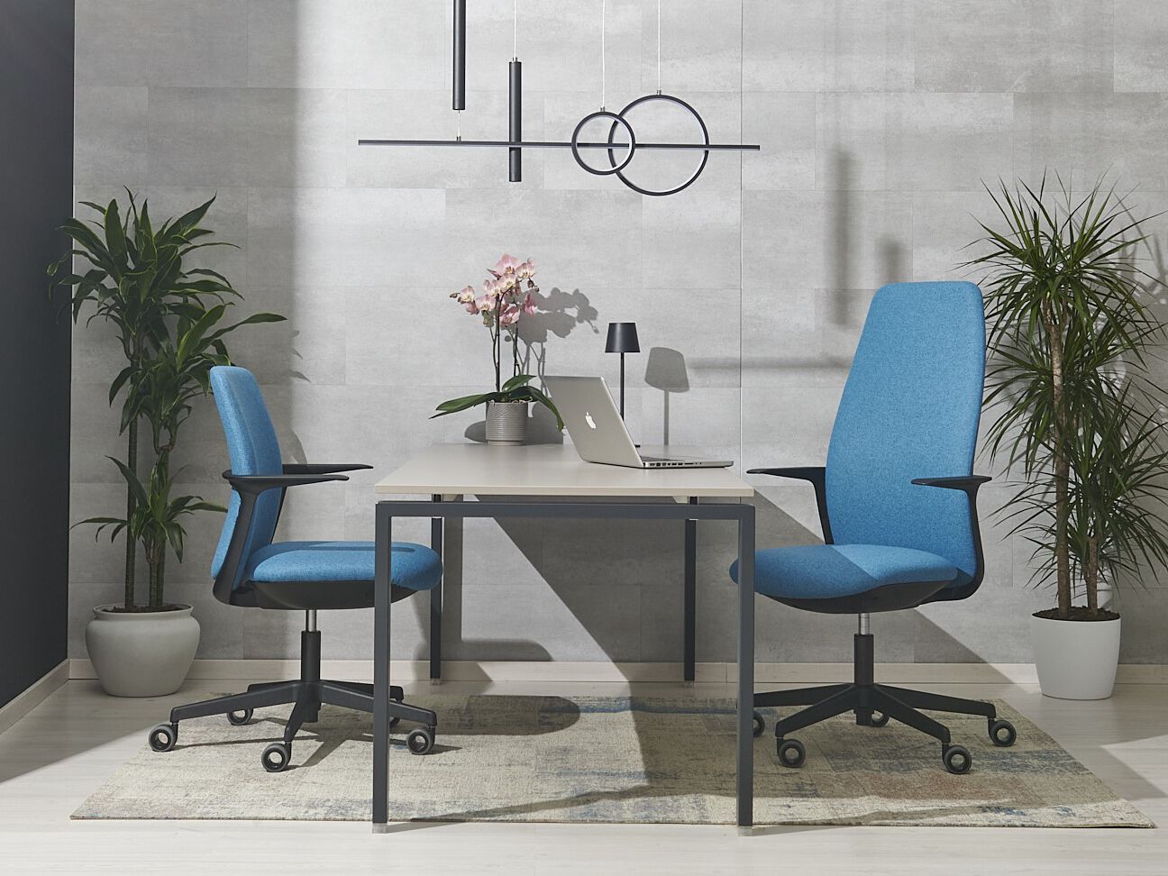 5-спицевое вращающееся офисное кресло AP Factor Queens ARCH-00078471 - Вид №2