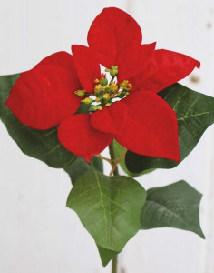 1898 444 a3 Искусственная пуансеттия, 50 см, Ø 14 см, красный H-andreas