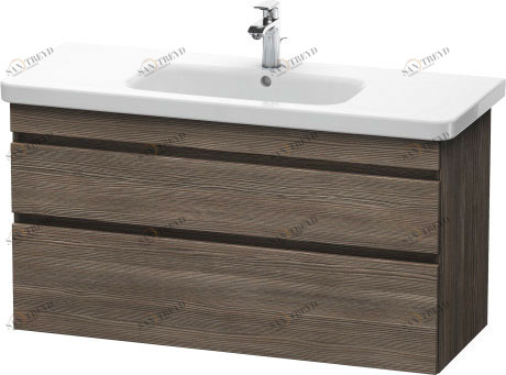 DS649505151 Тумбочка подвесная DuraStyle #DS6495 1130 x 448 мм Сосна коричневая, декор Duravit