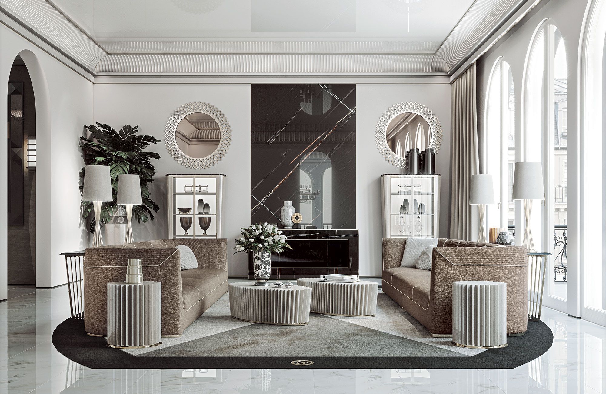 Ткань диван Vittoria Frigerio RANIERI ARCH-00022947 - Вид №2