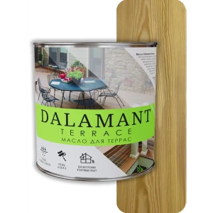 91951345 Масло для террас Dalamant Terrace матовое цвет бесцветный 2 л STLM-1470762