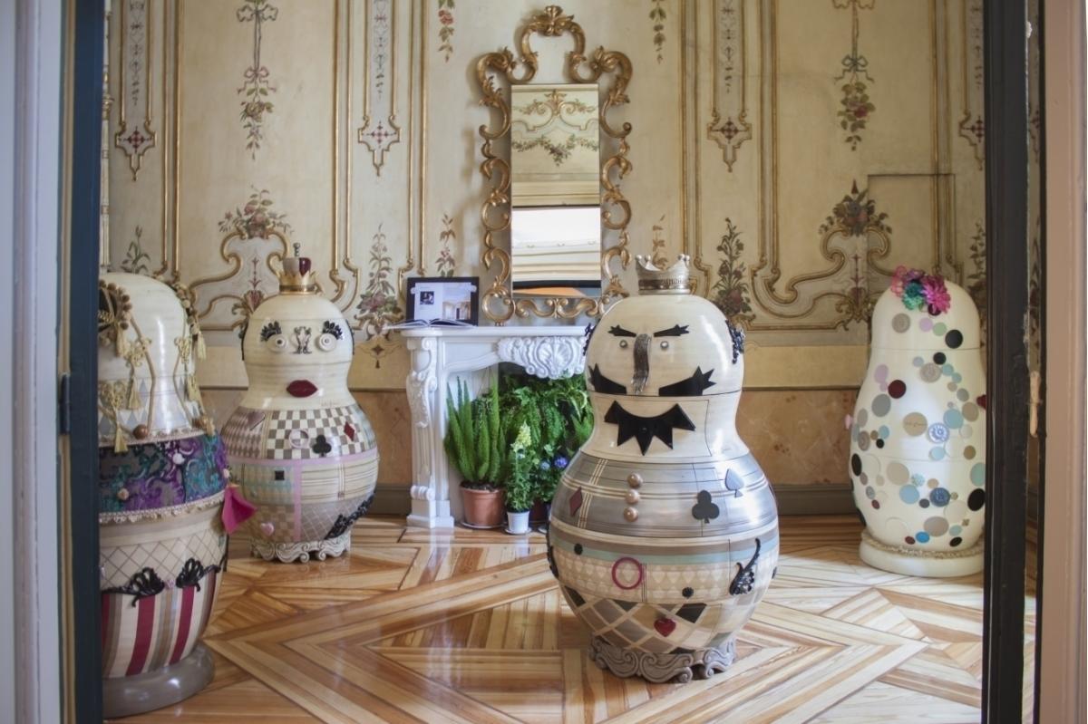 078870 Декоративный шкаф-матрешка Reina Lola Glamour Matrioska Santreyd - Вид №5