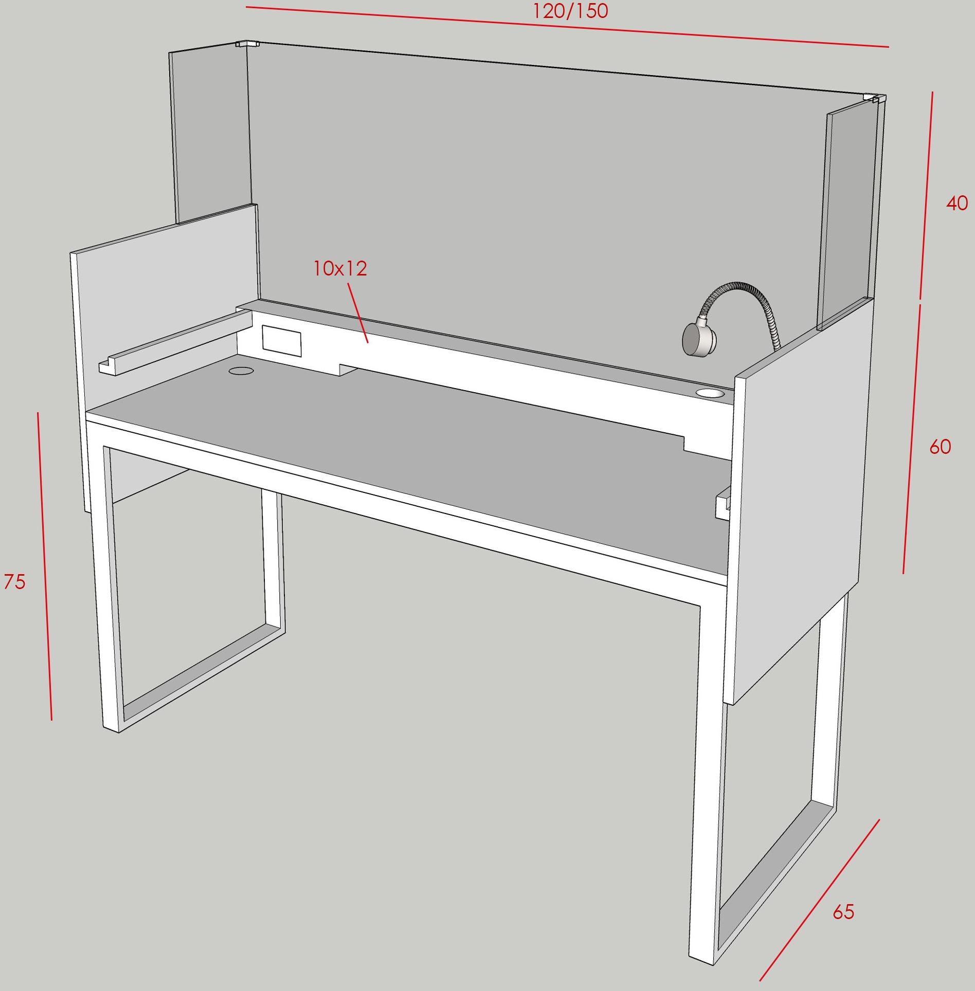 ARKOF LABODESIGN Стол из антибактериальных материалов с парафиновым барьером Smartdesk sun-id-1348032 - Вид №4