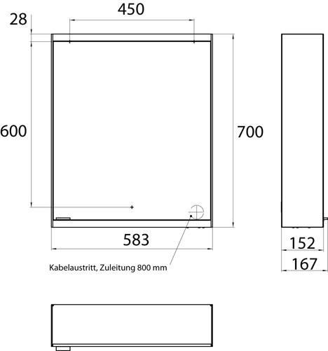 Emco Bad Зеркало в ванной со встроенной подсветкой Prime sun-id-1455314 - Вид №9