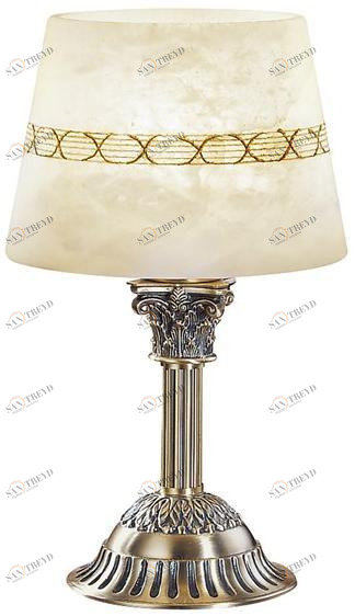 Possoni Illuminazione Настольная лампа из сатина с алебастром Mila 27089/lp