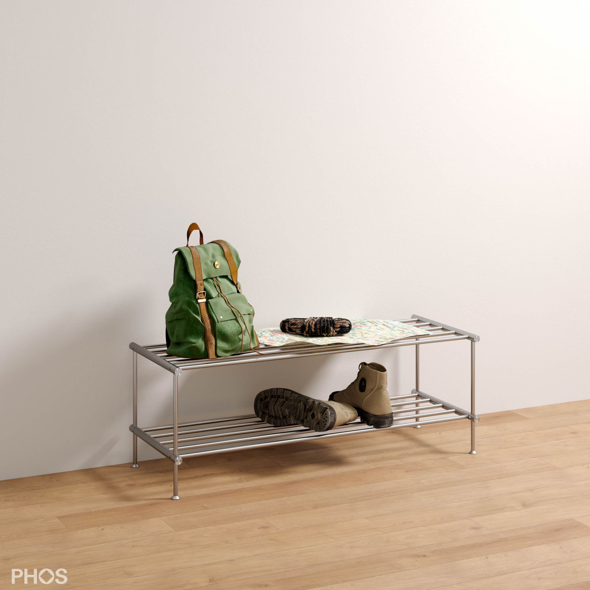 SR700-2 Полка для обуви, 2 уровня, ширина 70 см. PHOS  - Вид №4