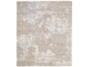 Прямоугольный ковер ручной работы из шерсти и шелка