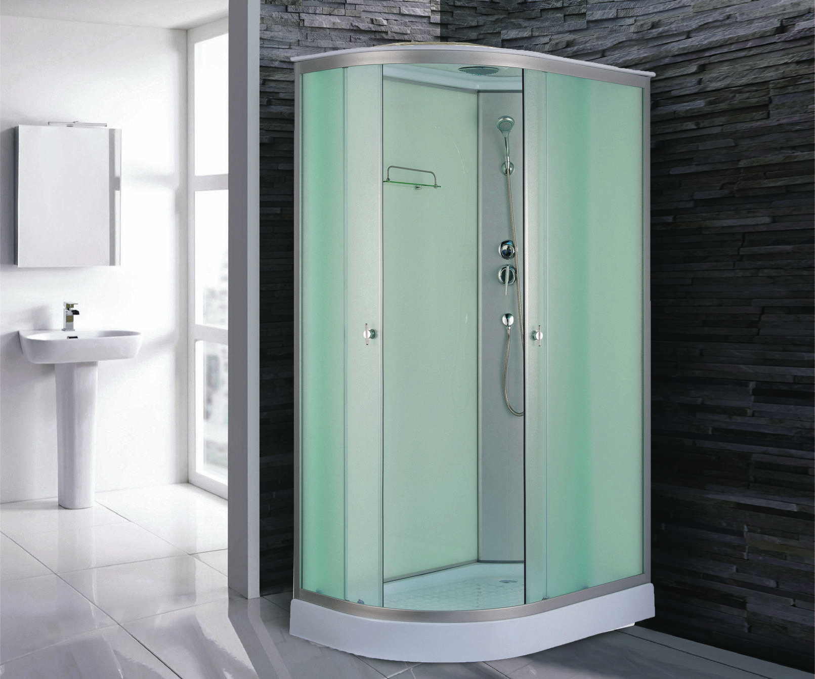 Душевая кабина NG- 3312-14L (1200х800х2150) низкий поддон стекло МАТОВОЕ Niagara Classic 33121423L