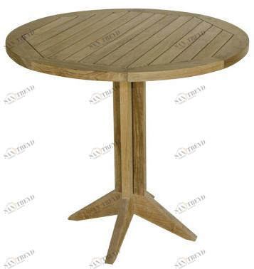 Il Giardino di Legno Круглый садовый стол из дерева Macao 702+831