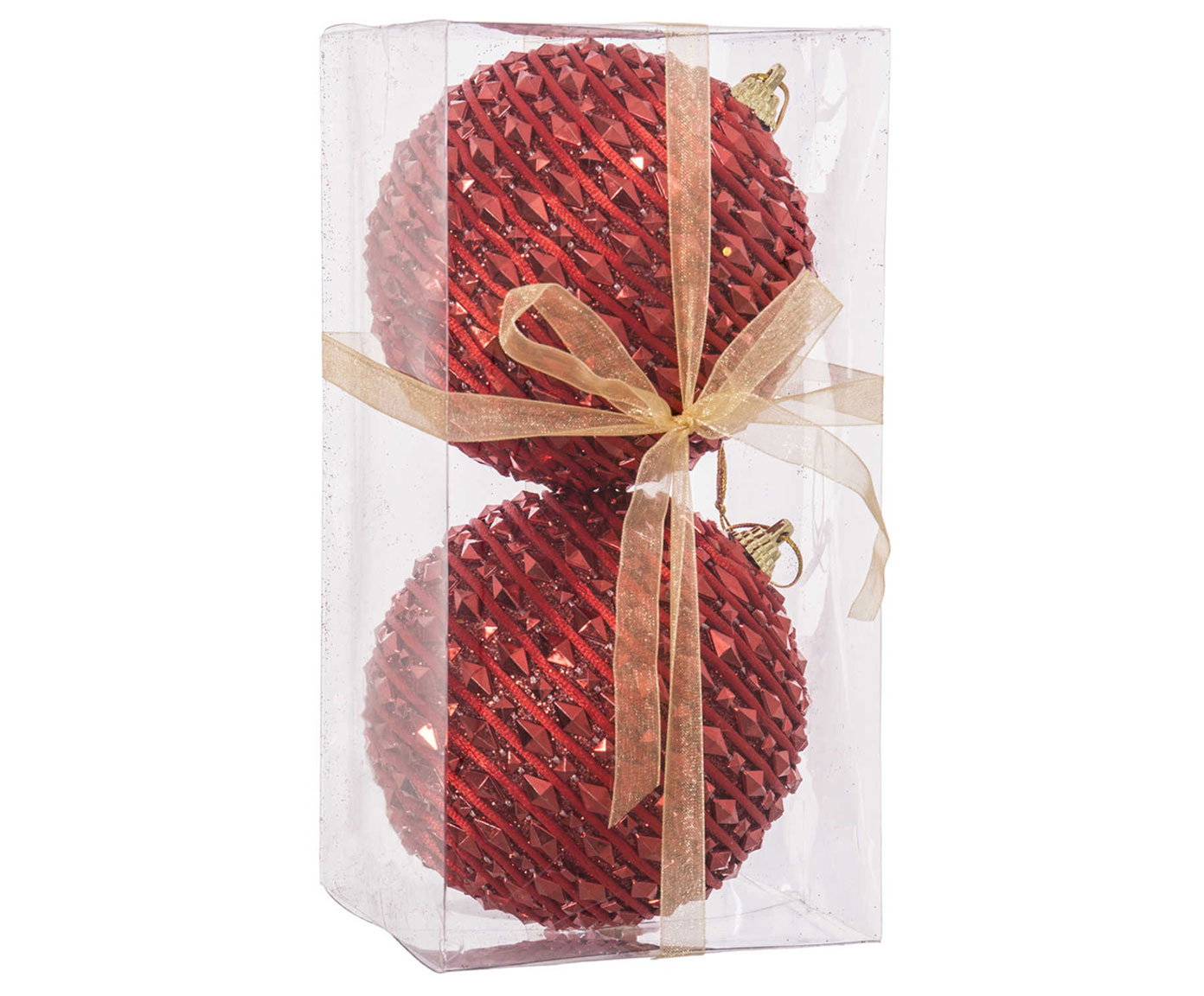 DZ-113-133 елочная игрушка, набор 2шт TO4ROOMS  - Вид №1