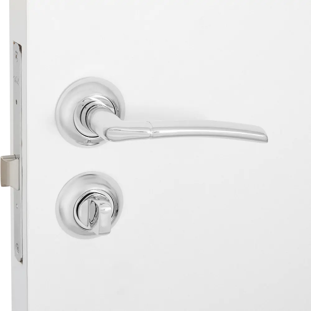 Дверные ручки 11 CP с запиранием комплект цвет хром 85219938 STLM-2133189 Santreyd  - Вид №6