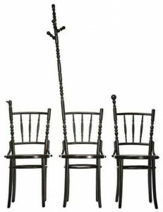 moooi Деревянный стул с высокой спинкой