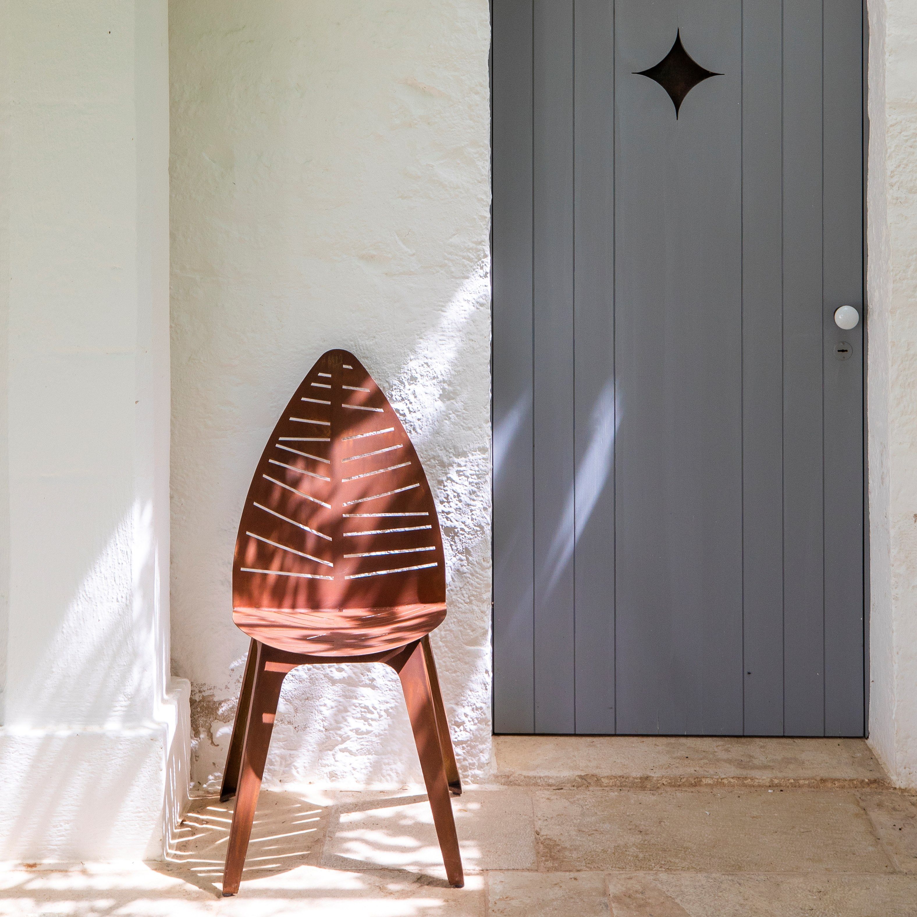 Стальной садовый стул Corten™ TrackDesign Lila ARCH-00014969 - Вид №4