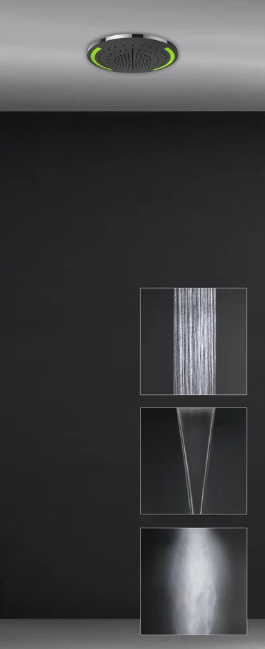 Насадка для душа 57829 238 Gessi Colour ЗЕРКАЛЬНАЯ СТАЛЬ