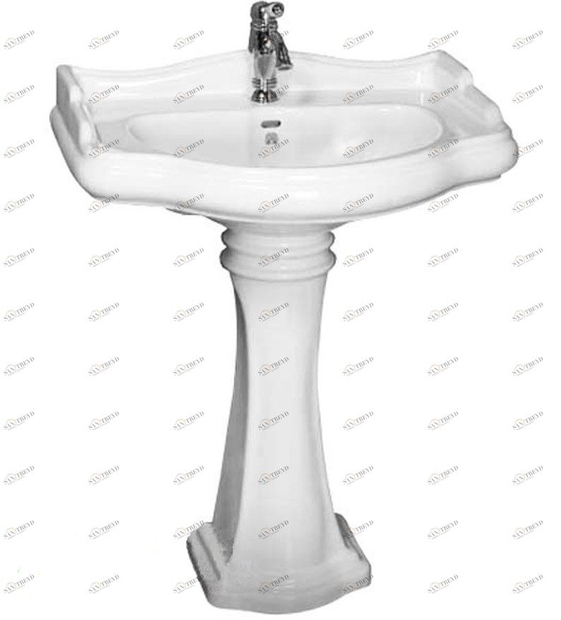 ML.BLL-25.069.Bi/ML.BLL-25.107.BI Подвесная раковина настенная круглая Migliore  белая 